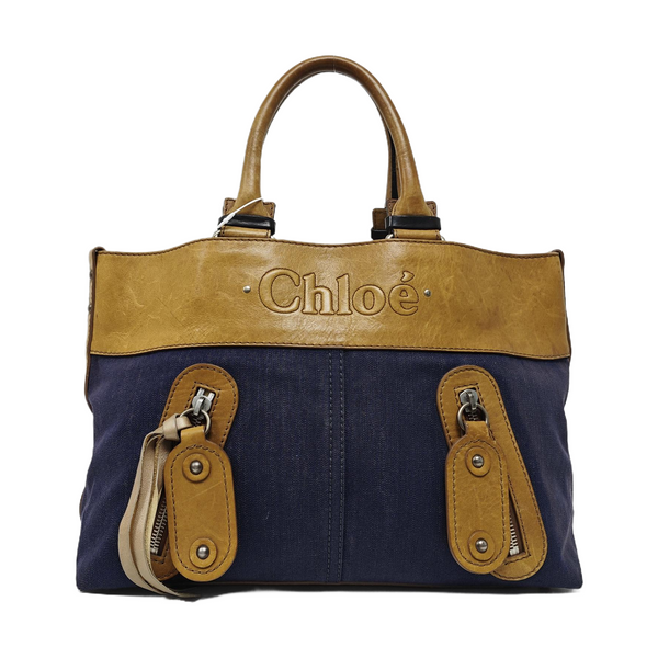Canvas Top Handle Bag Multicolor