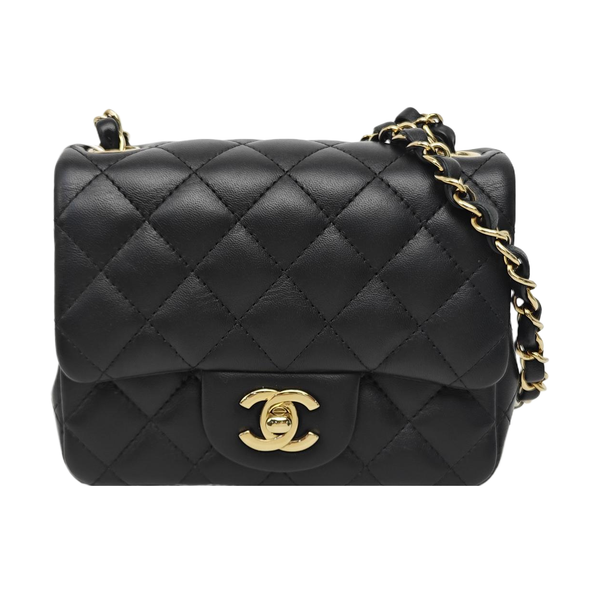 CLASSIC FLAP Mini Quilted Lambskin Black