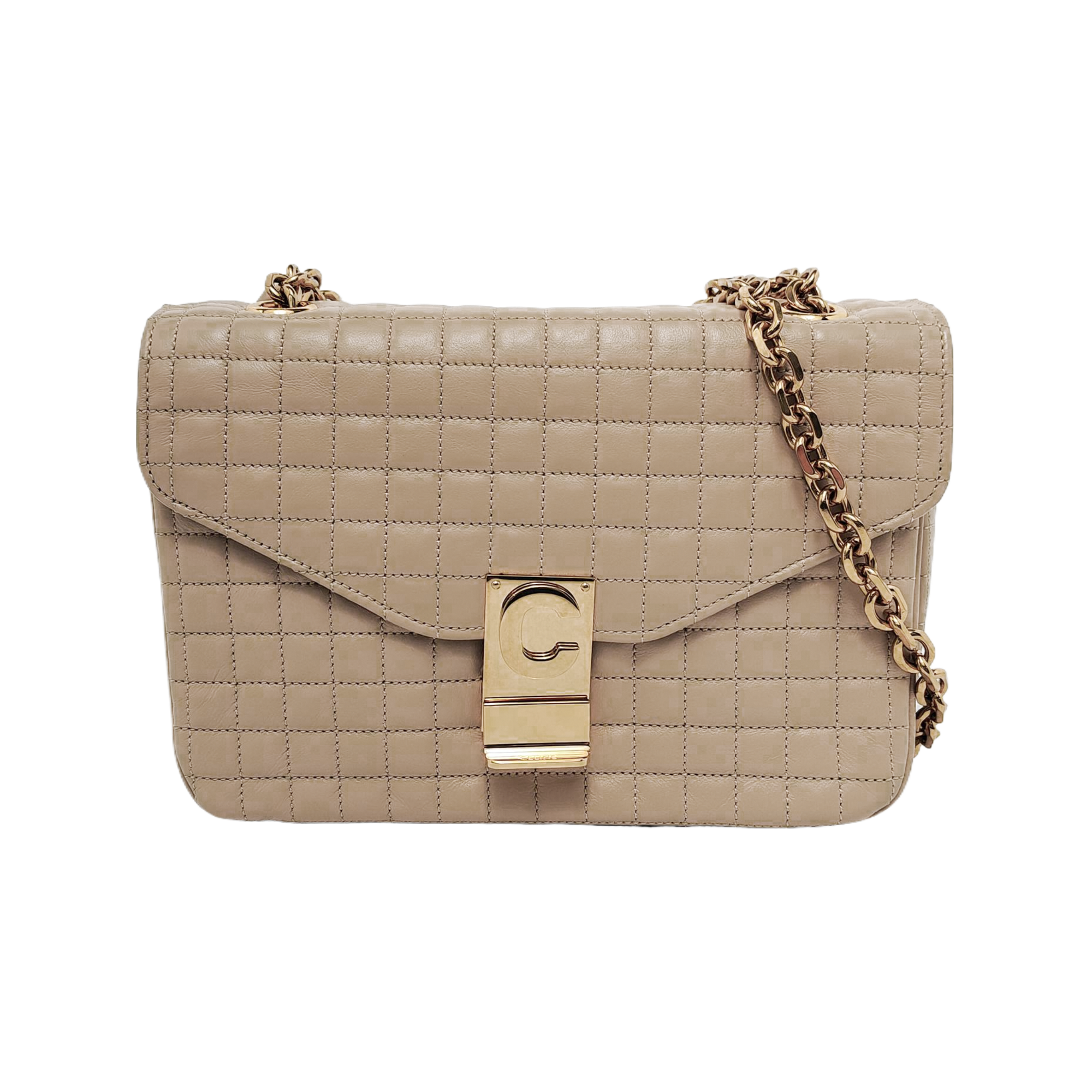 Quilted Calfskin Beige