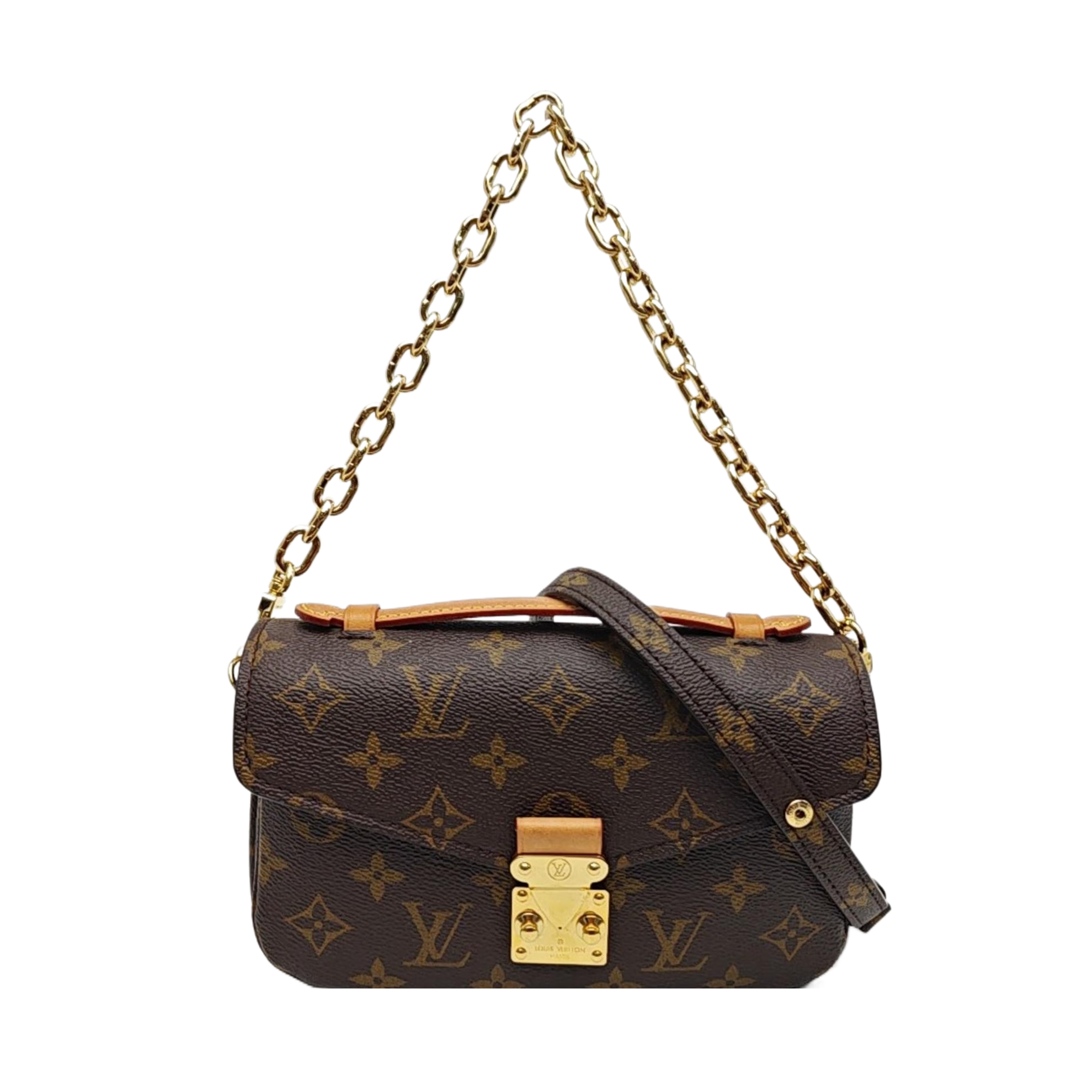 MÉTIS EAST WEST Monogram Coated Canvas Brown