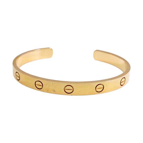 LOVE 18k Rose Gold Bangle