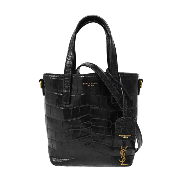 Calfskin Shoulder Bag Black