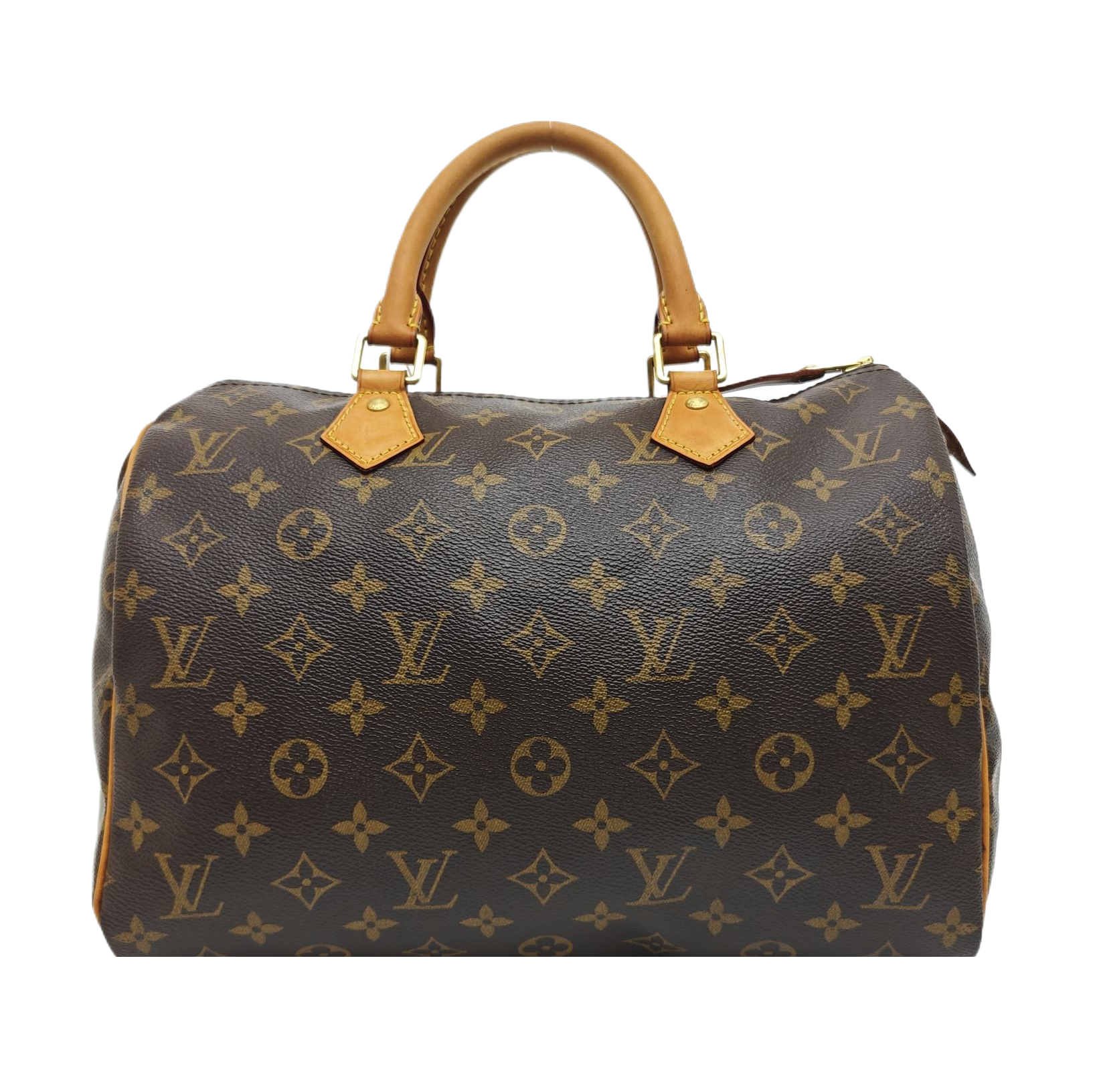 SPEEDY 30 Monogram Coated Canvas Brown