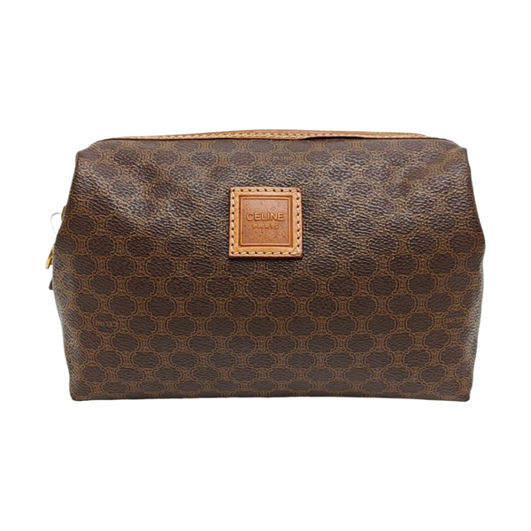 MACADAM COSMETIC BAGS Coated Canvas Brown
