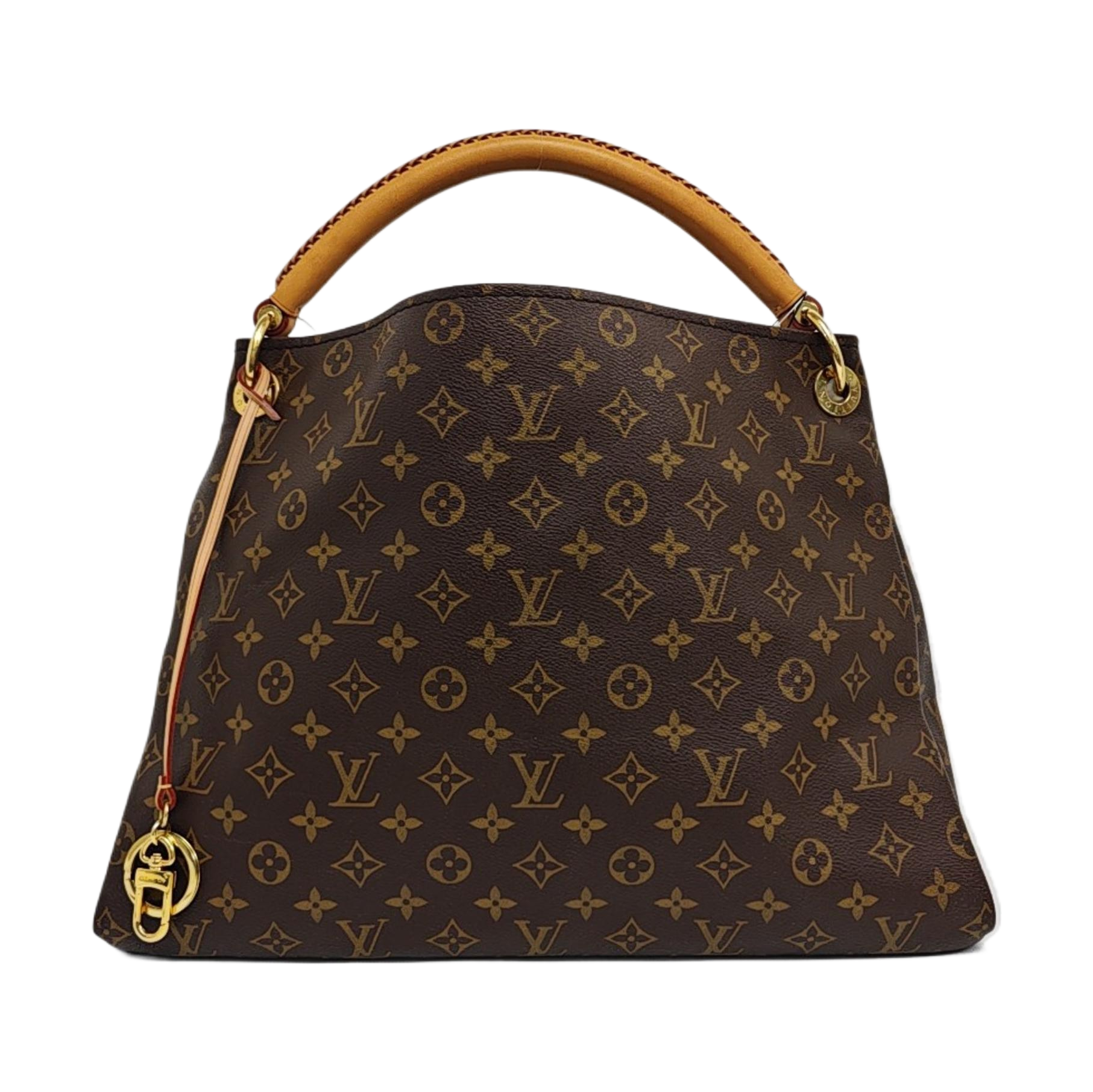 ARTSY MM Monogram Coated Canvas Brown