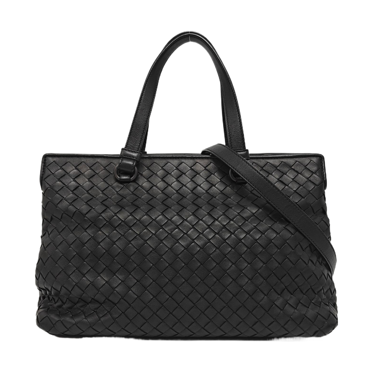 Lambskin Shoulder Bag Black