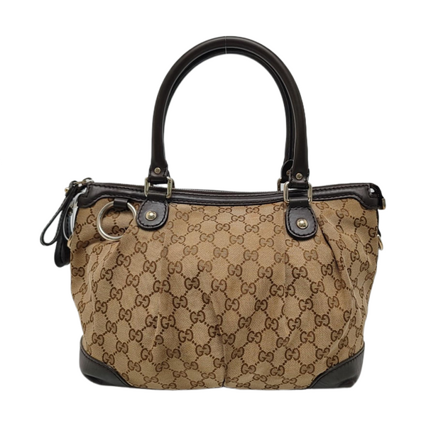Sukey Monogram Canvas Brown