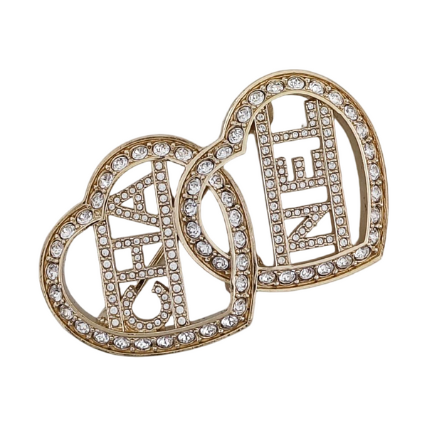 Metal Gold Brooch