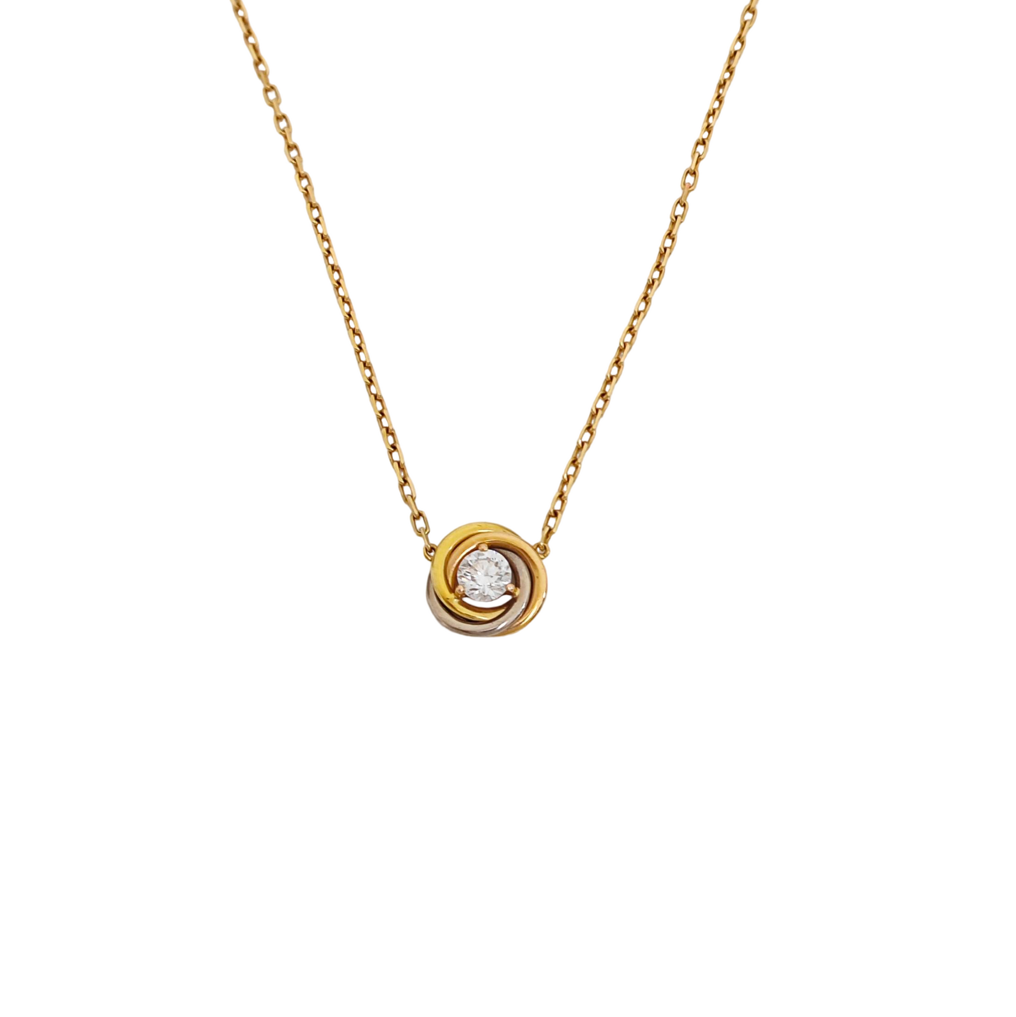 TRINITY 18k Rose Gold Necklace