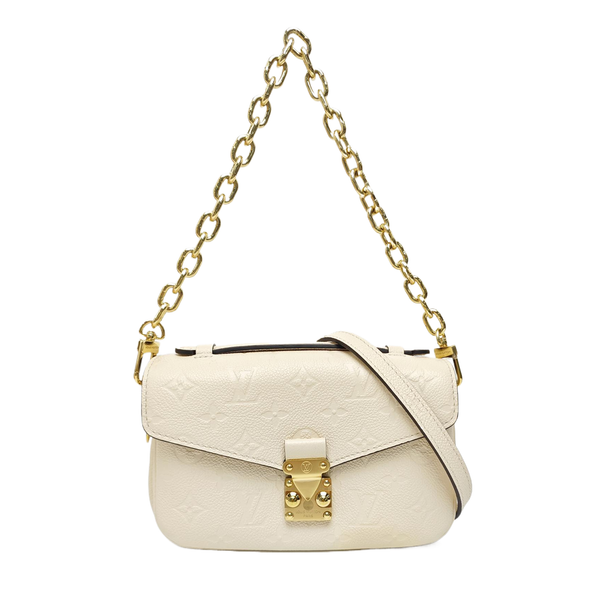 MÉTIS EAST WEST Monogram Calfskin Beige
