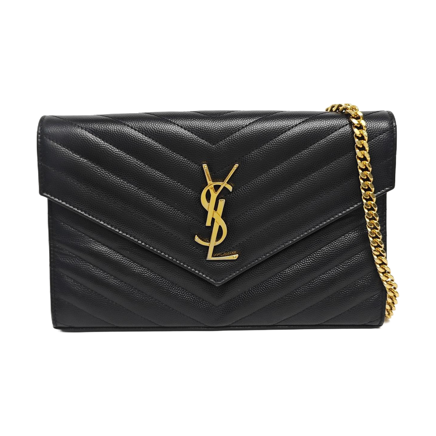 MONOGRAM Medium Quilted Calfskin Black