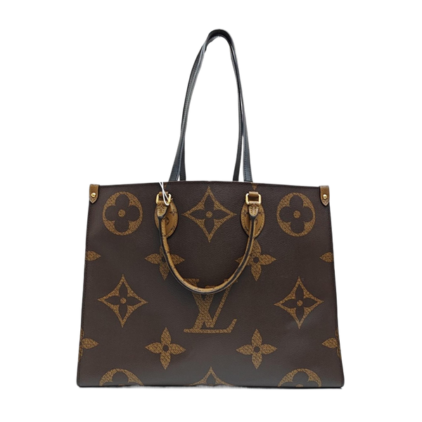 ONTHEGO GM Monogram Coated Canvas Brown
