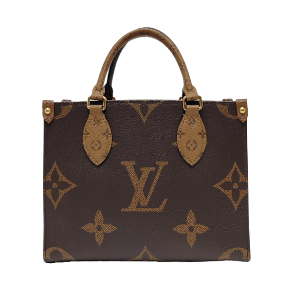 ONTHEGO PM Monogram Coated Canvas Brown