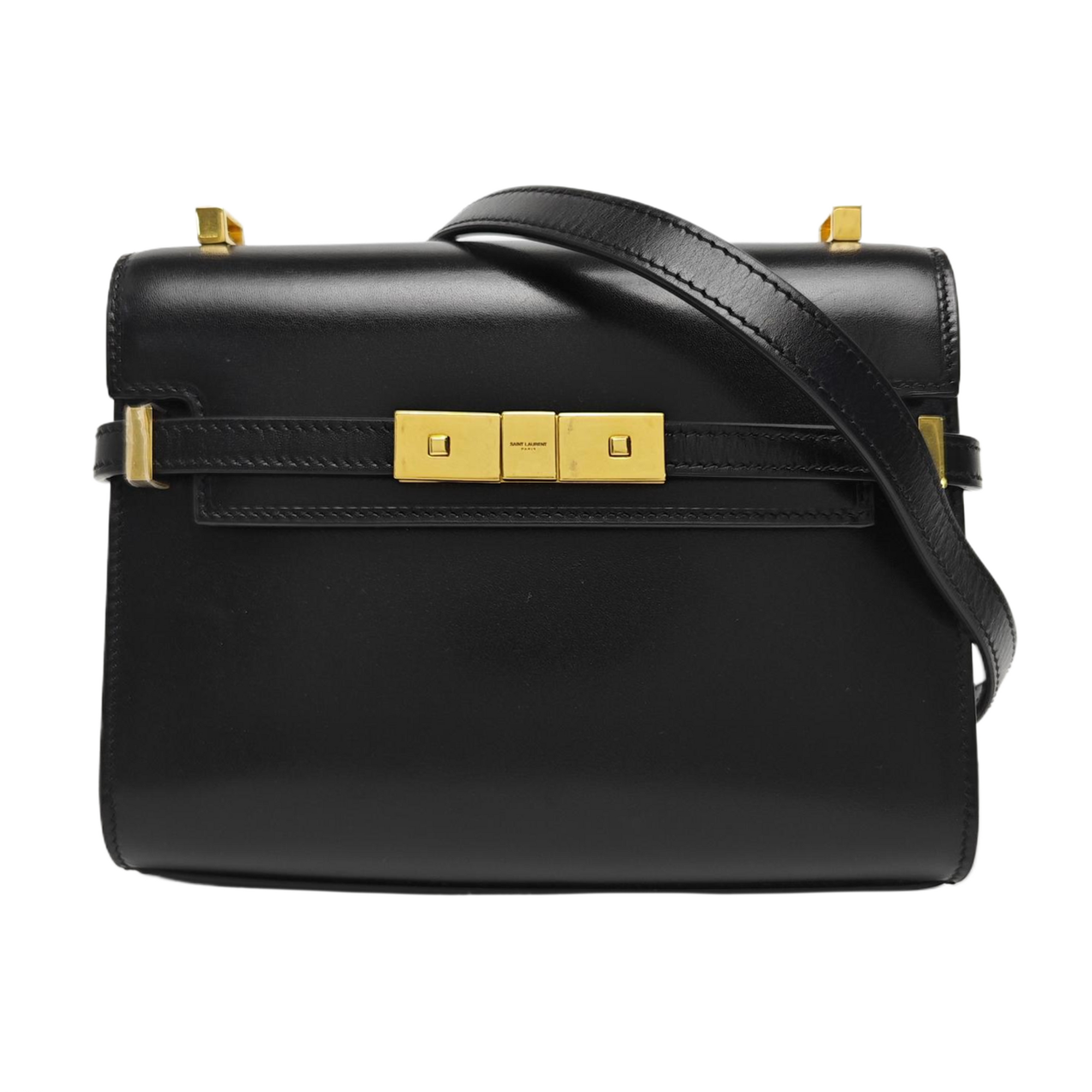 MANHATTAN Mini Calfskin Black