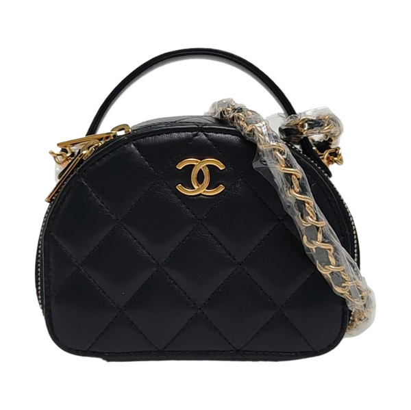 Quilted Lambskin Black