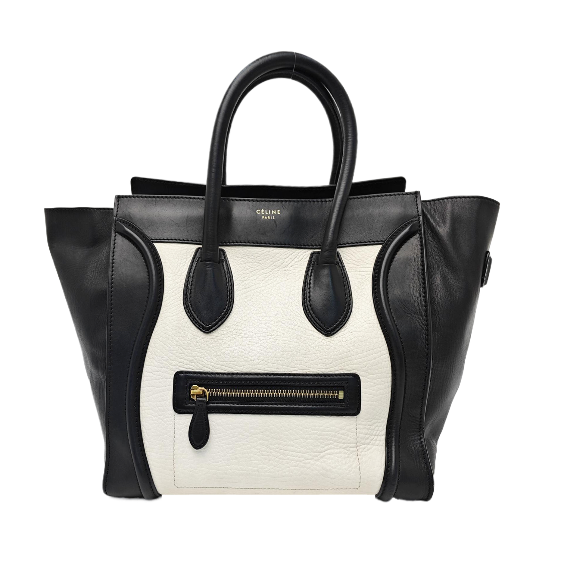 LUGGAGE Mini Calfskin White