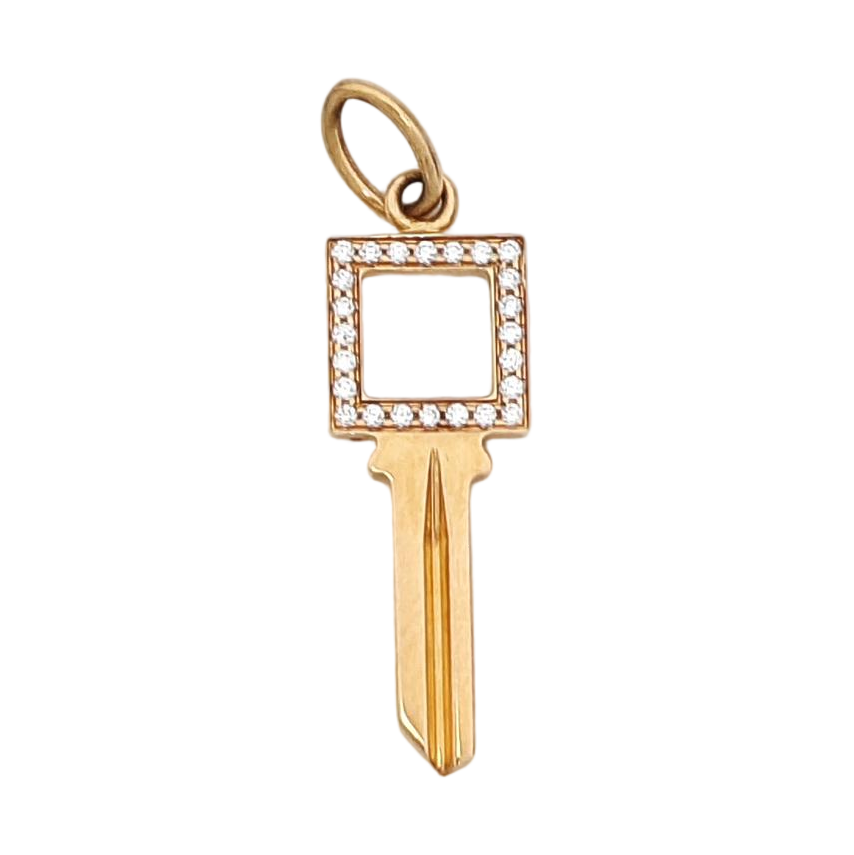 Tiffany Keys 18k Rose Gold Pendant