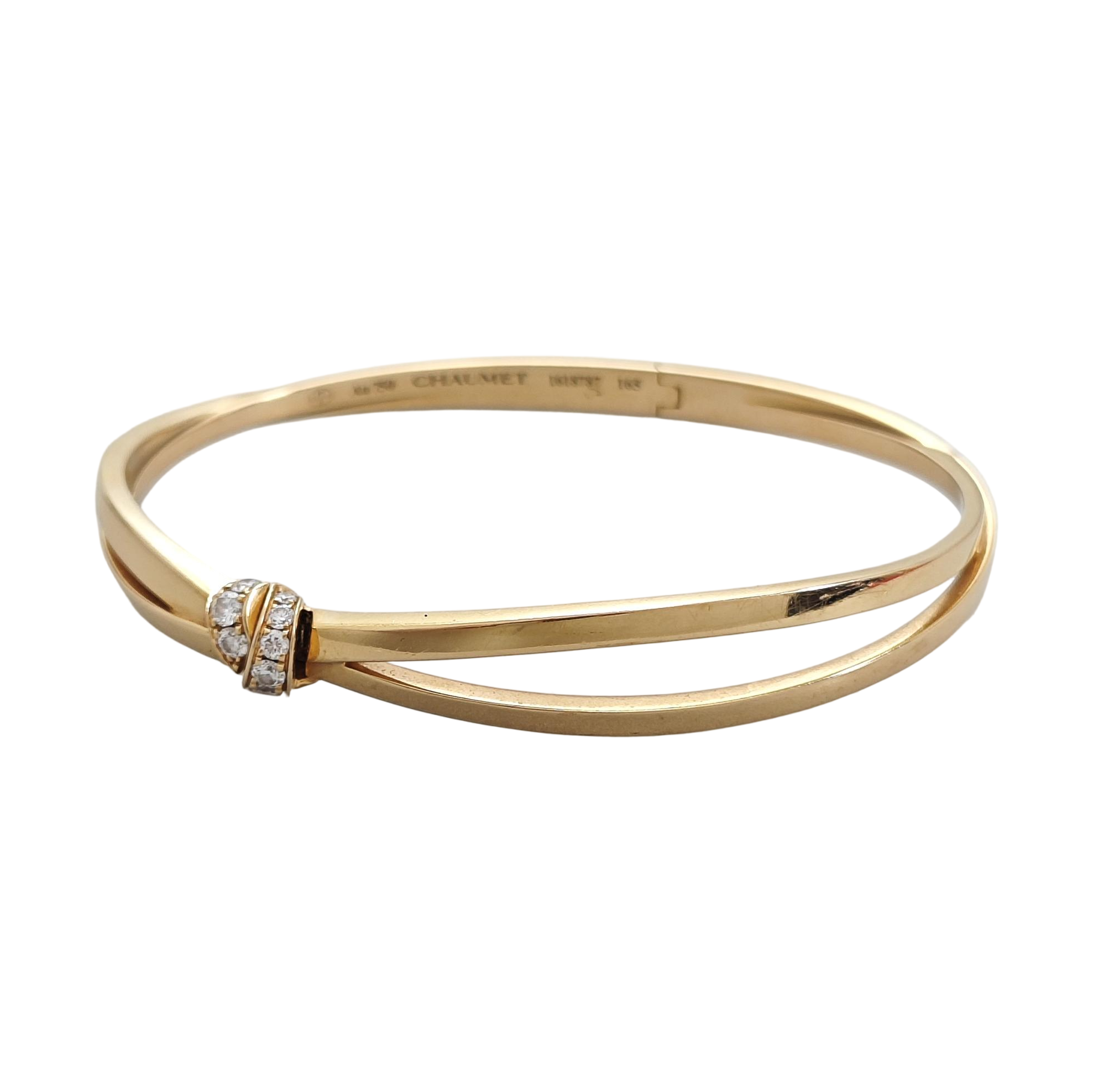 Liens Évidence 18k Rose Gold Bangle