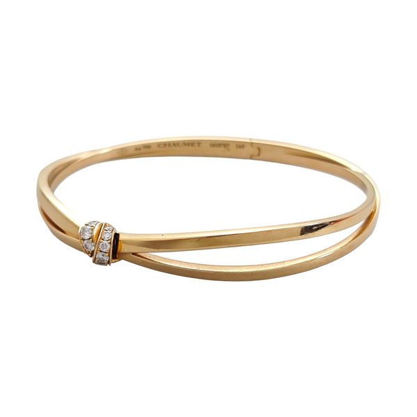 Liens Évidence 18k Rose Gold Bangle