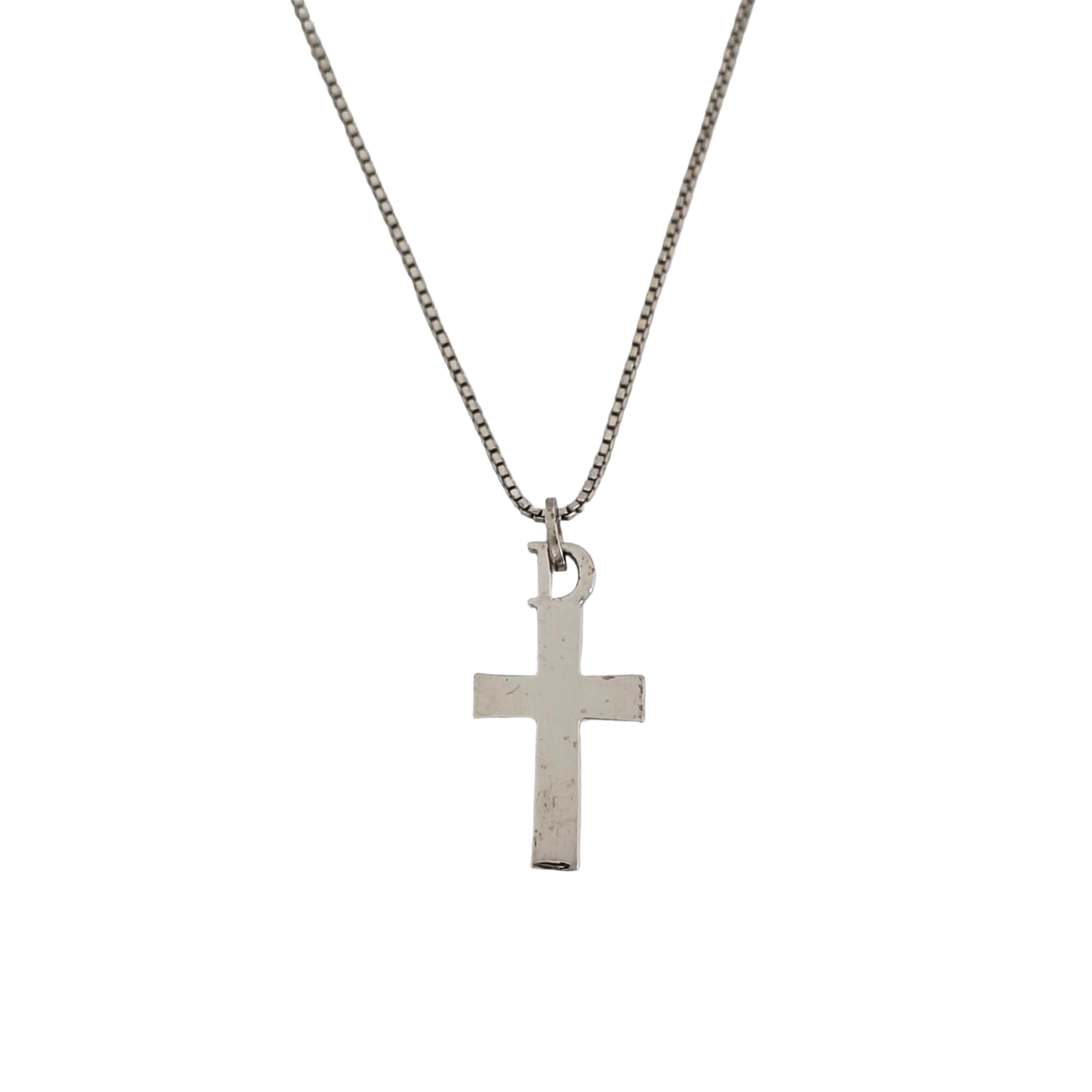 CD Swing Metal Silver Necklace