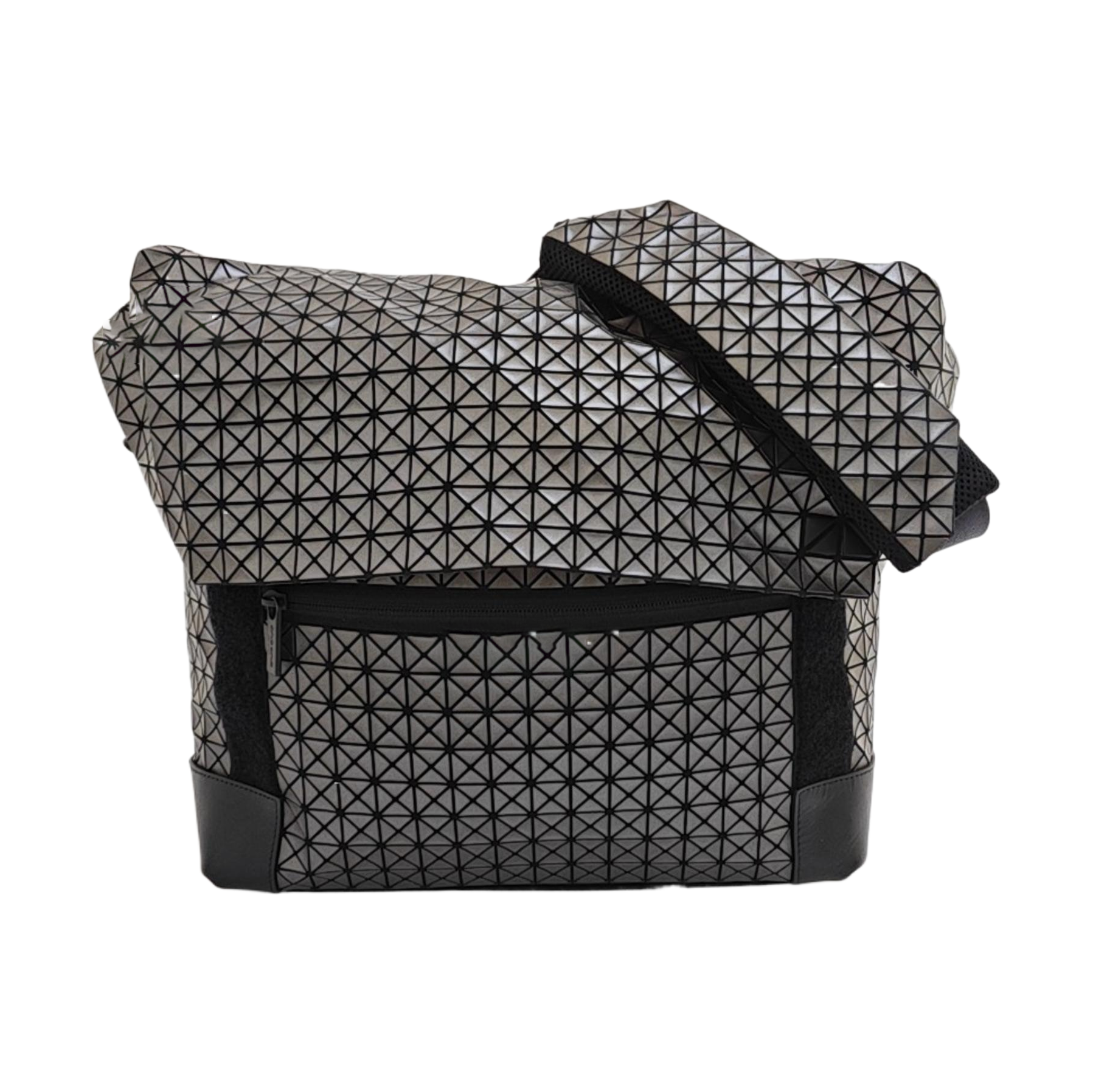 Special Material Shoulder Bag Gray