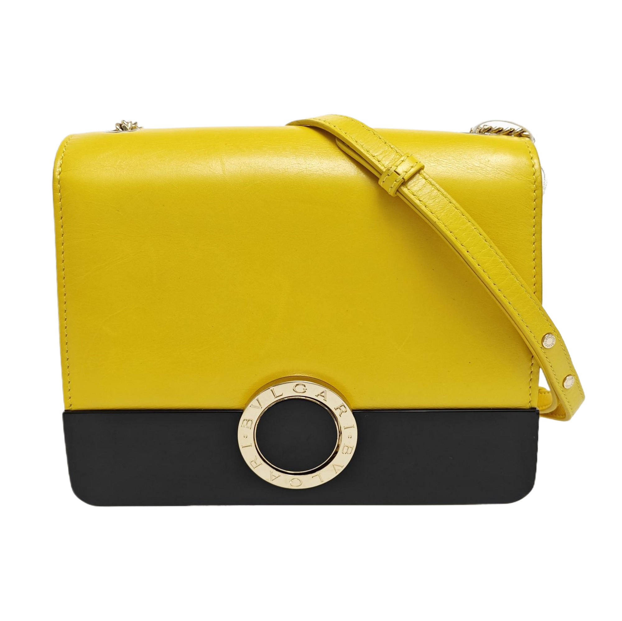 BVLGARI Calfskin Yellow