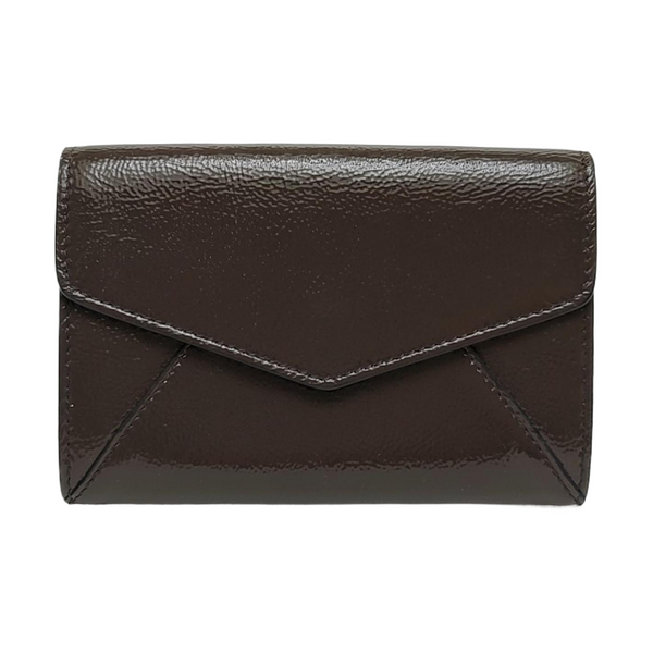 Patent Leather Wallet Green