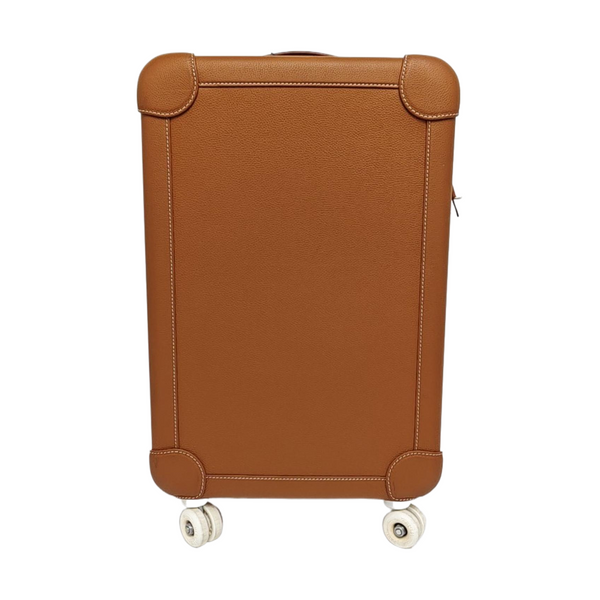 Calfskin Luggage Brown