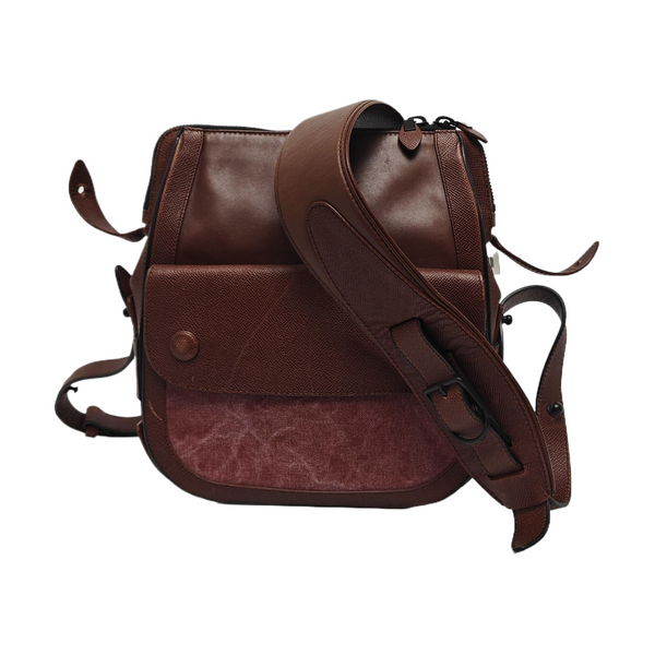 Calfskin Crossbody Bag Brown