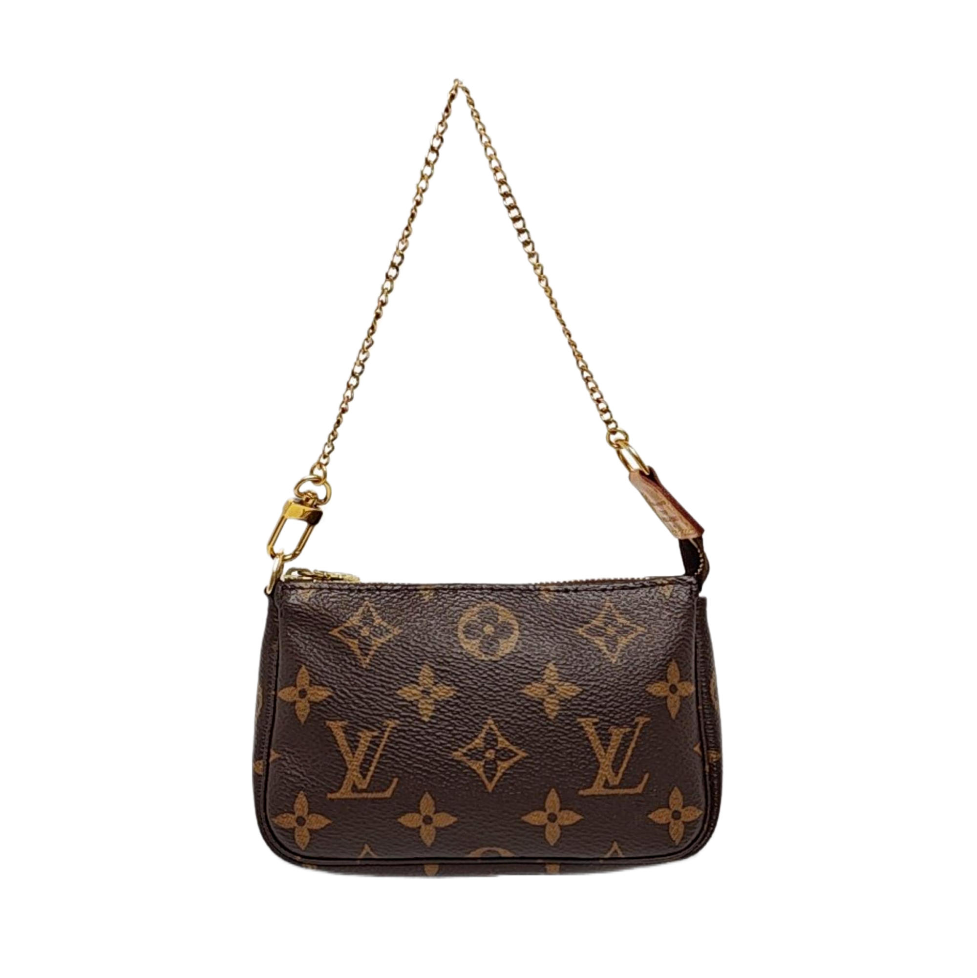 ACCESSOIRES Mini Monogram Coated Canvas Brown