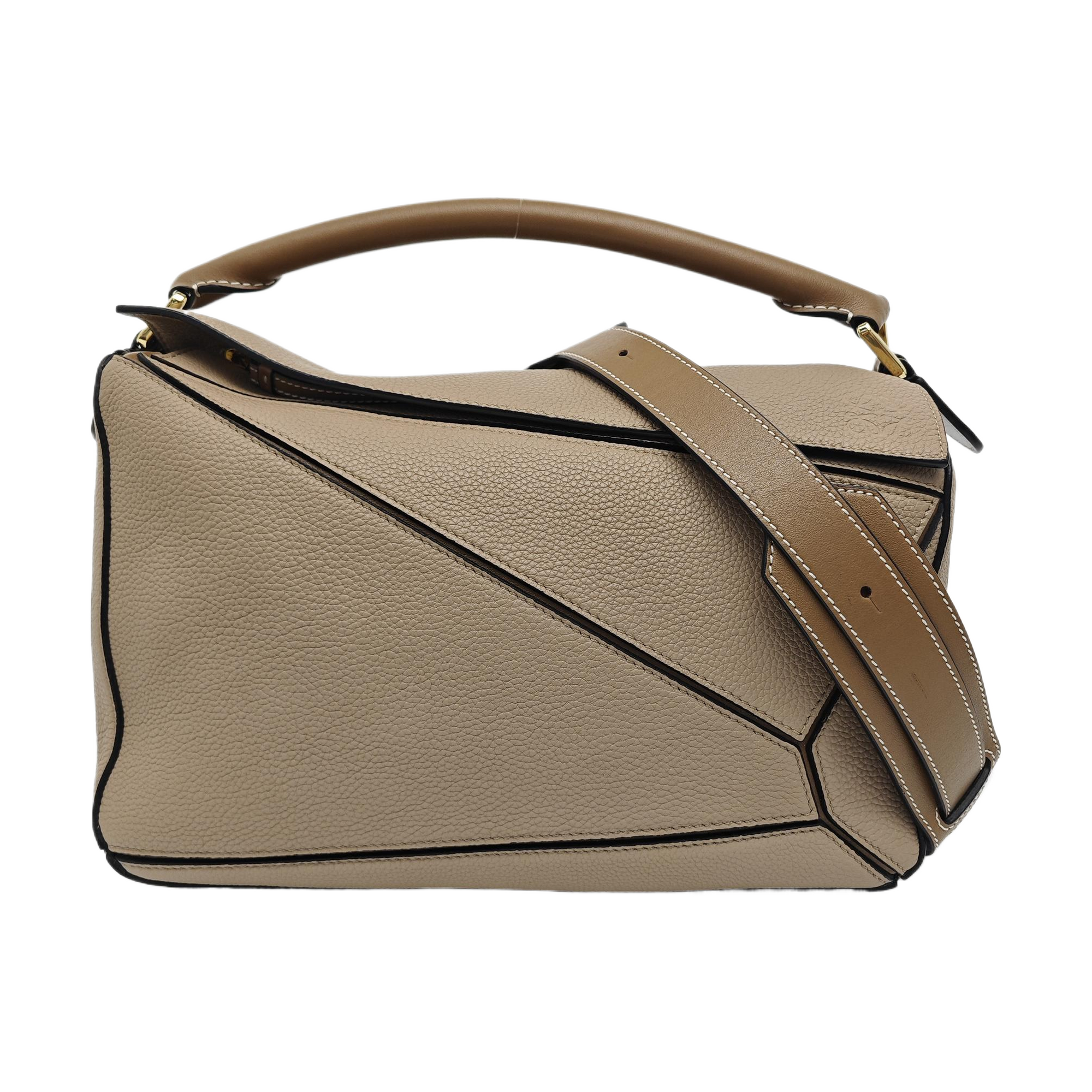 Puzzle Medium Calfskin Gray