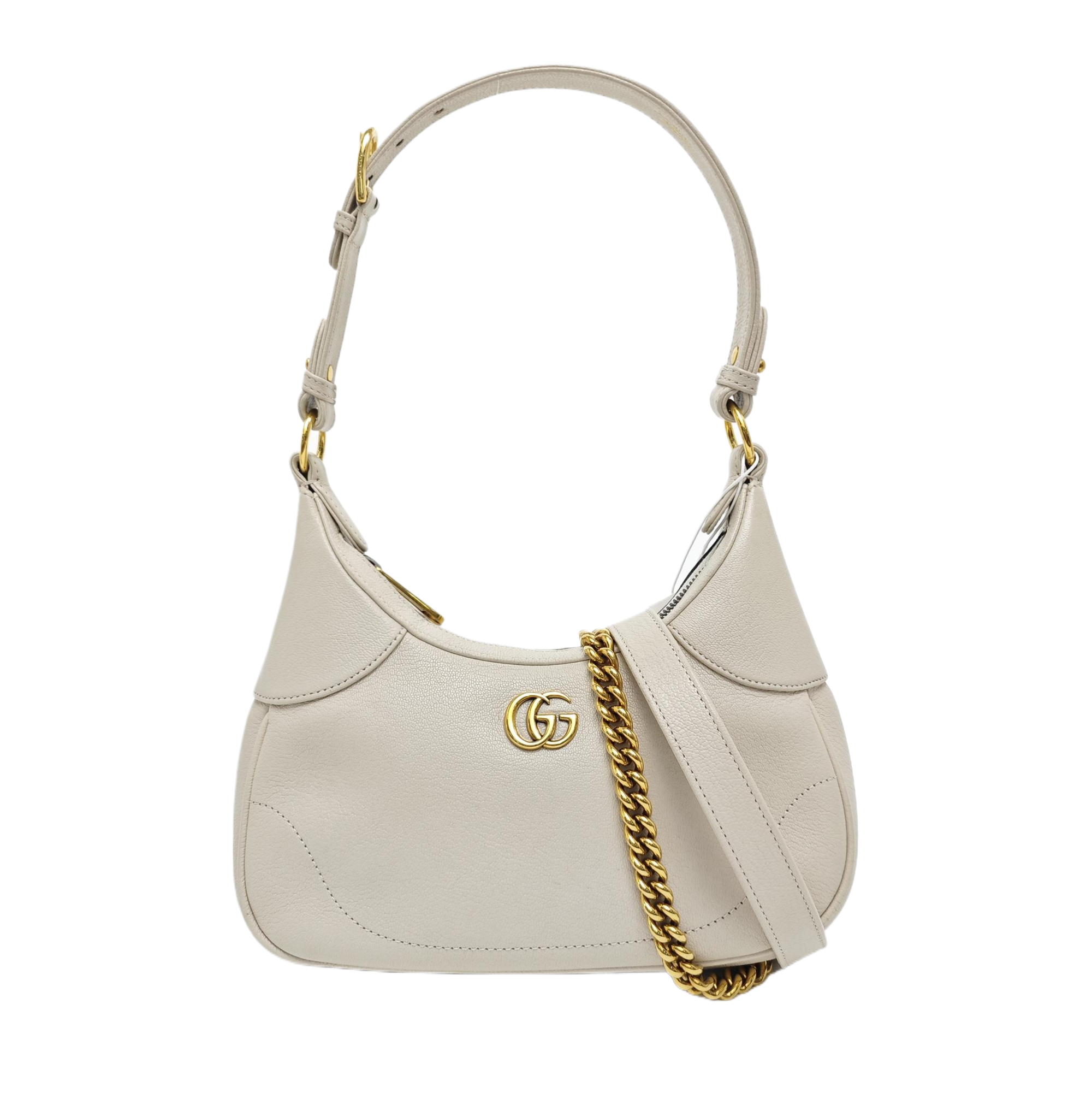 Aphrodite Small Calfskin White