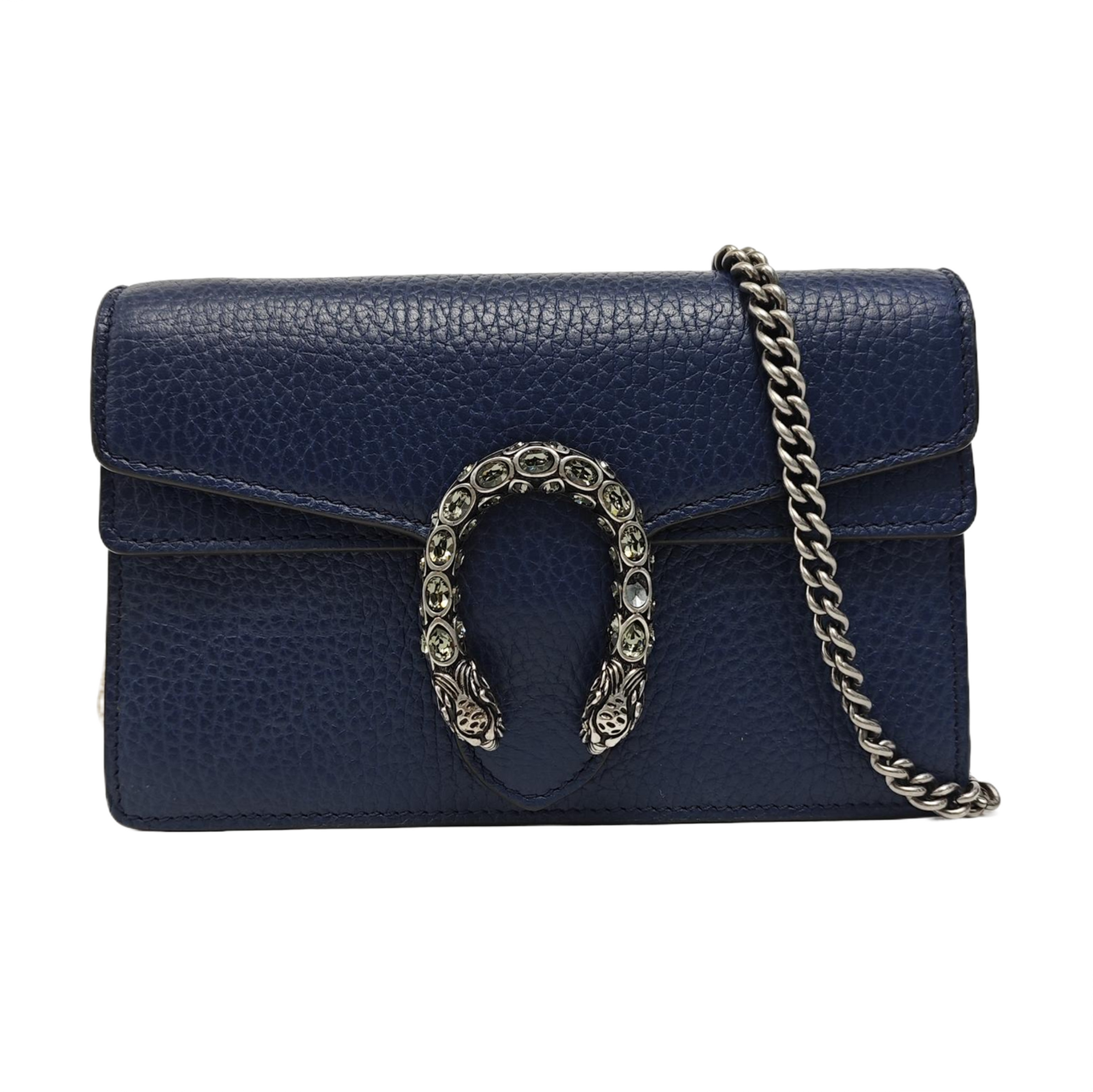 Dionysus Super Mini Calfskin Blue
