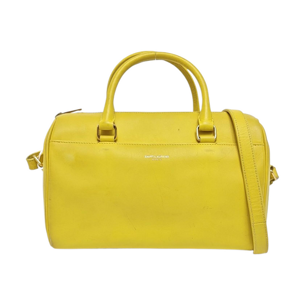 DUFFLE Calfskin Yellow