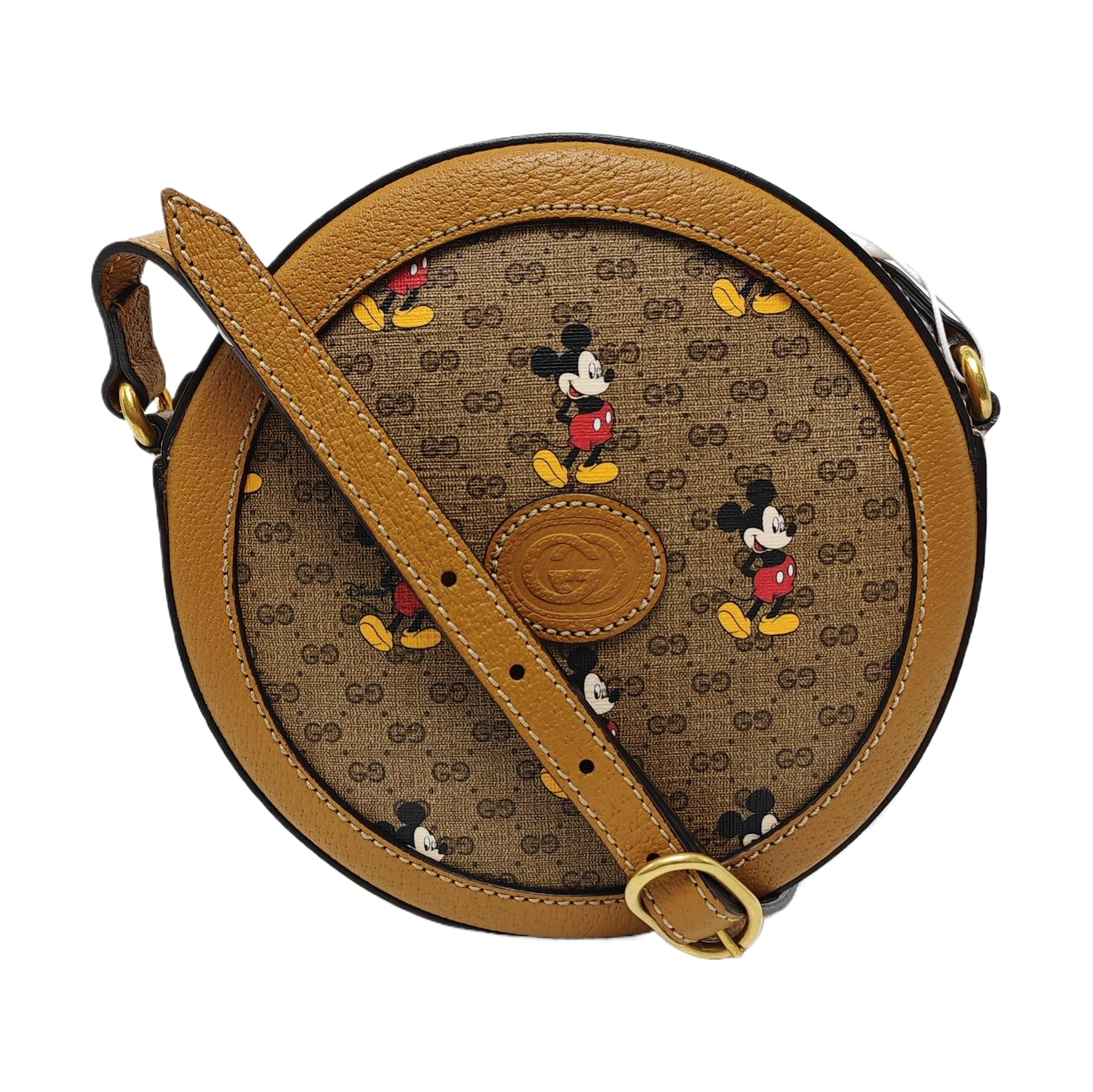Disney X Gucci Monogram Coated Canvas Brown