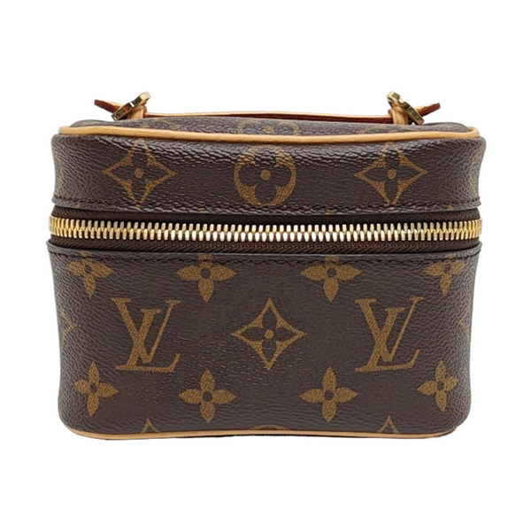 NICE Super Mini Monogram Coated Canvas Brown