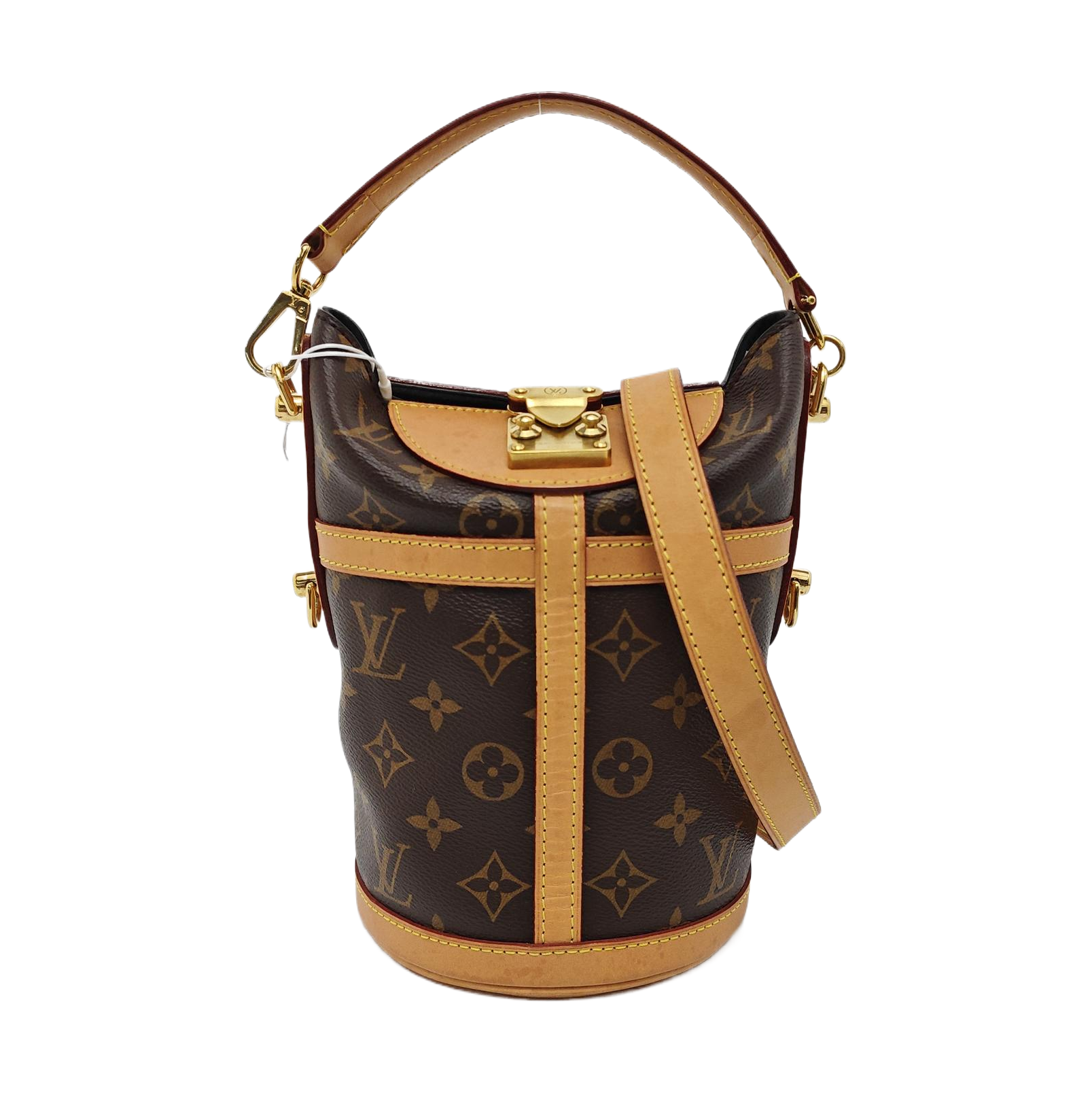 DUFFLE Monogram Coated Canvas Brown