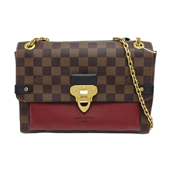 VAVIN PM Damier Ebene Coated Canvas Brown