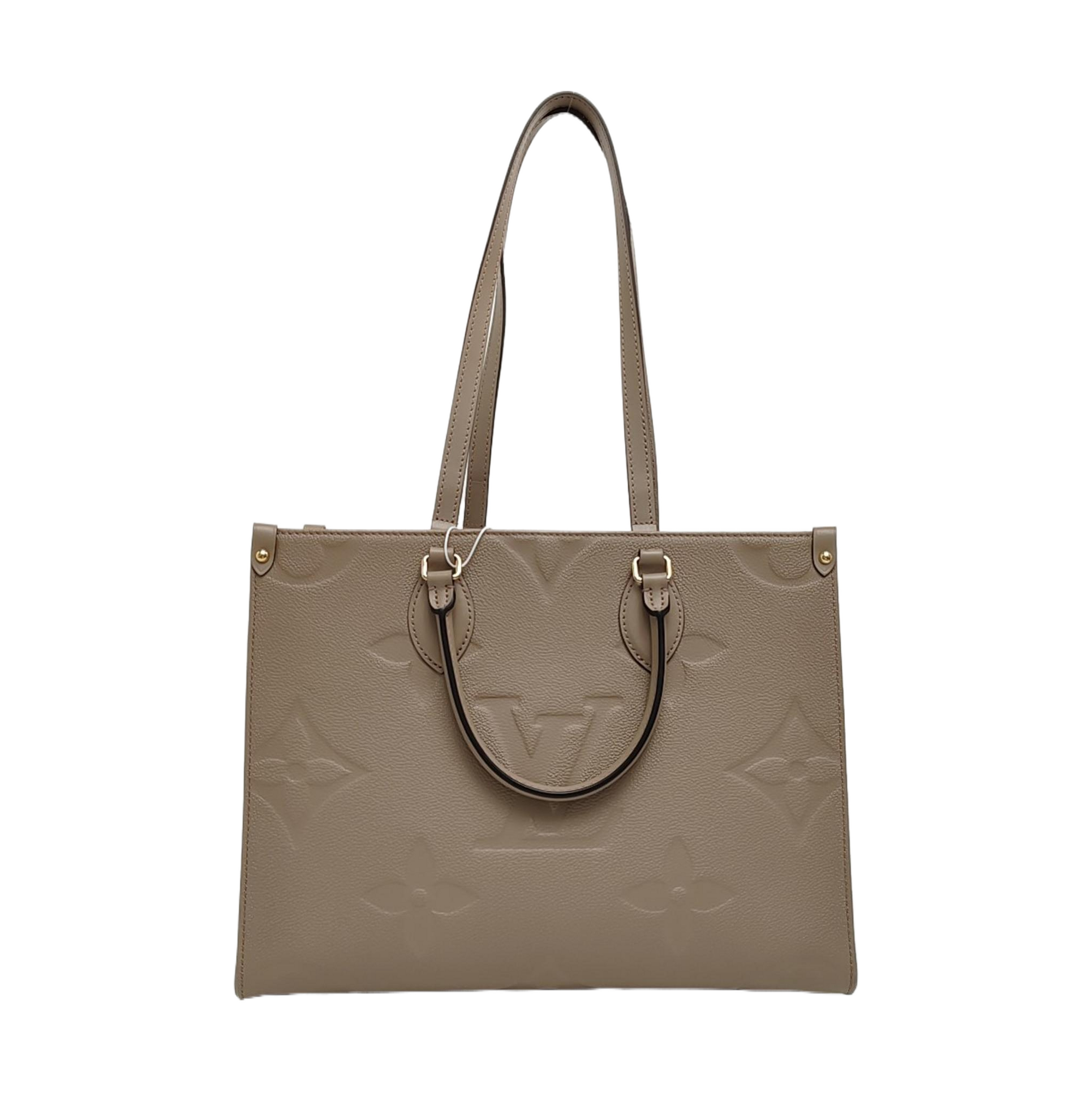 ONTHEGO MM Monogram Calfskin Gray