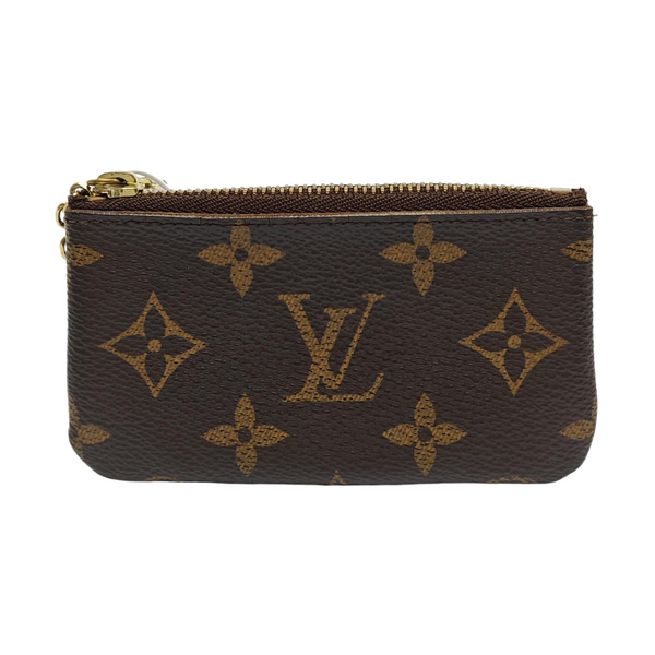 Monogram Coated Canvas Coin Purse Brown