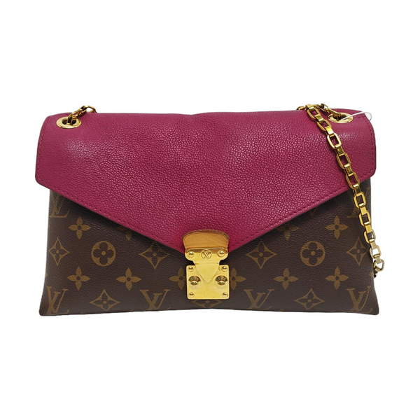 PALLAS BB Monogram Coated Canvas Brown