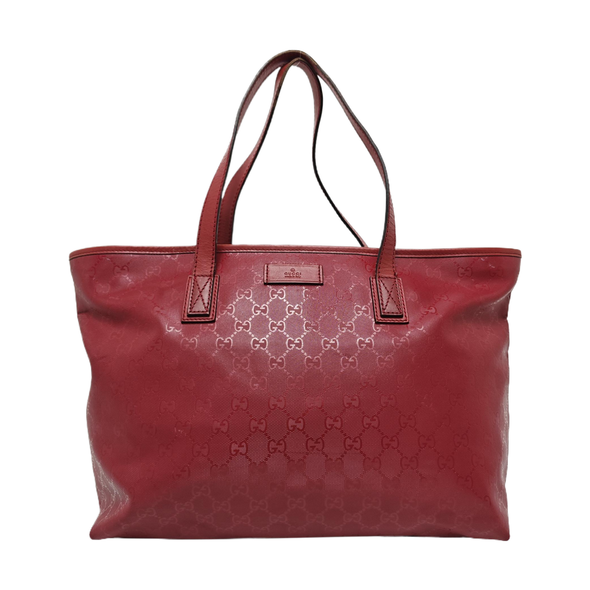 GG Imprime Monogram Coated Canvas Red