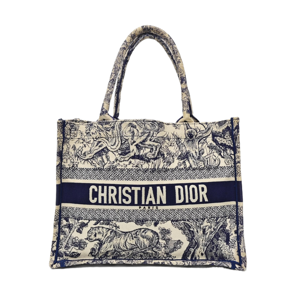 Book Tote Medium Canvas Blue
