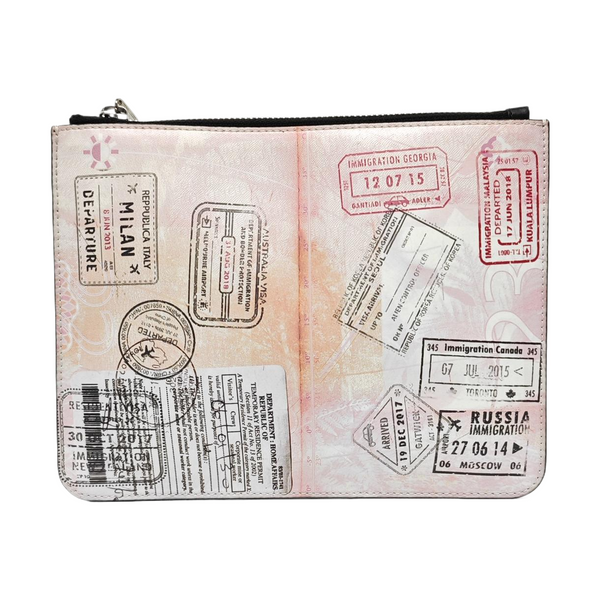 Calfskin Clutch Multicolor