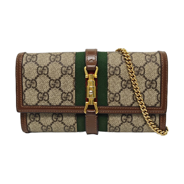 Jackie 1961 Mini Monogram Coated Canvas Beige