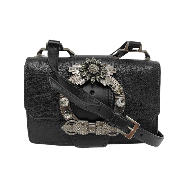 Miu Lady Lambskin Black