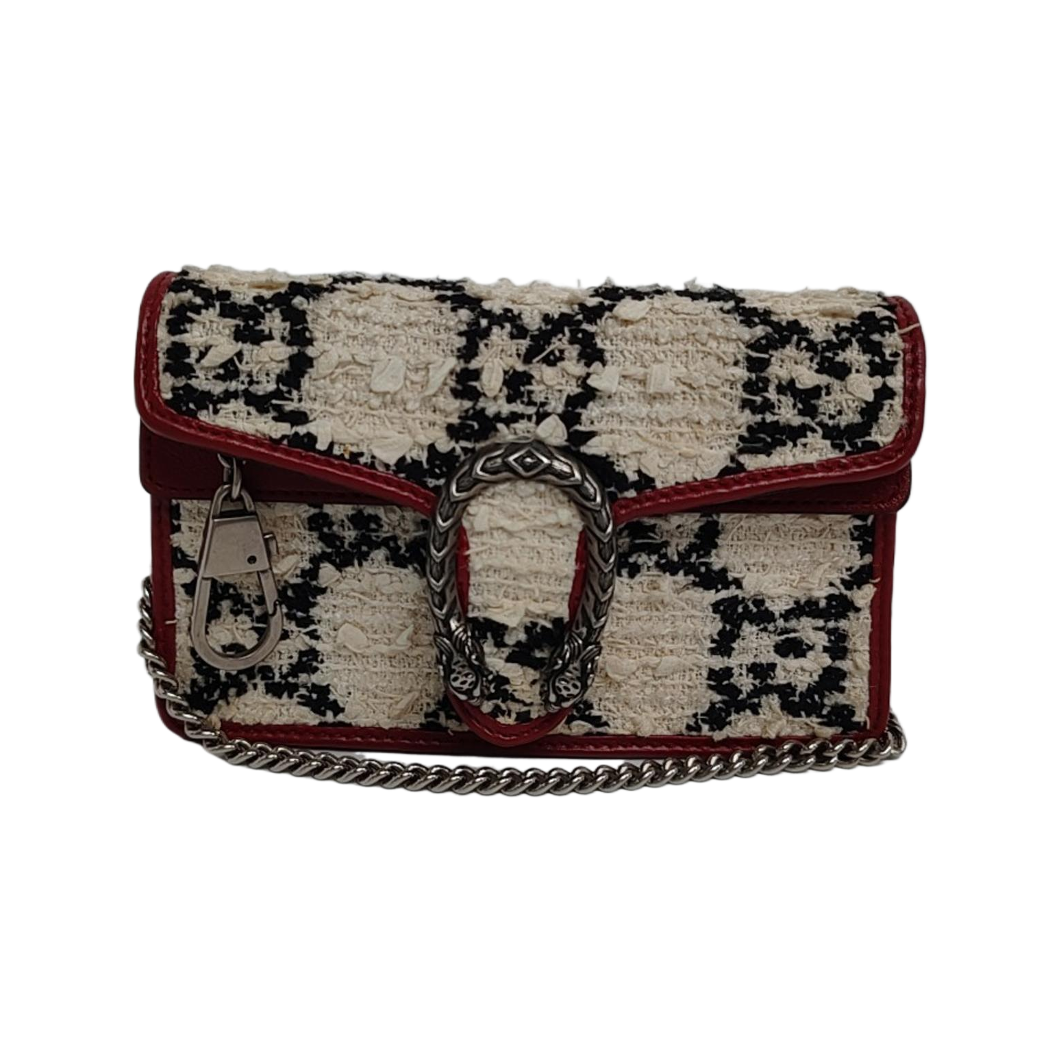 Dionysus Super Mini Monogram Wool White