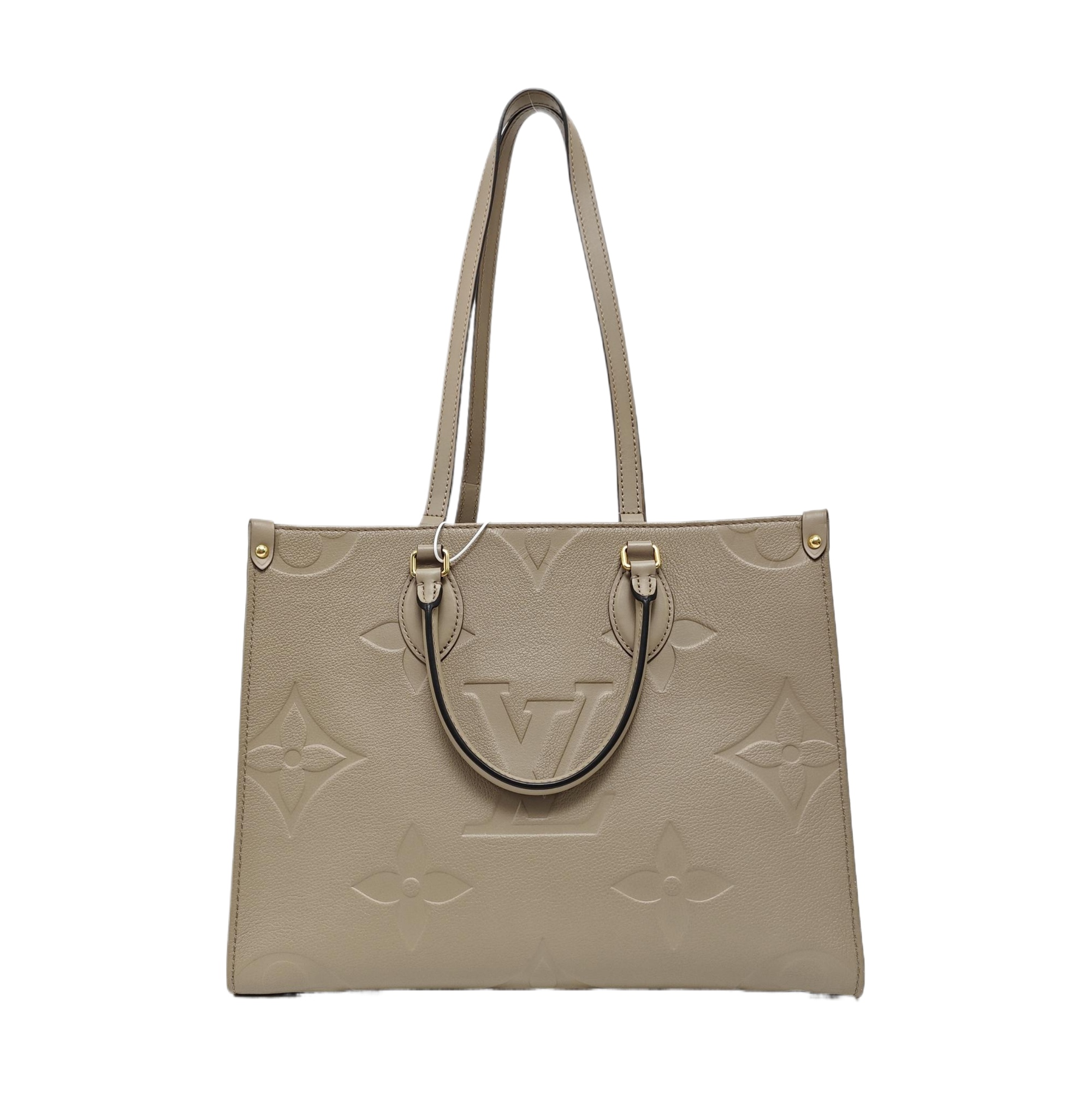 ONTHEGO MM Monogram Calfskin Gray