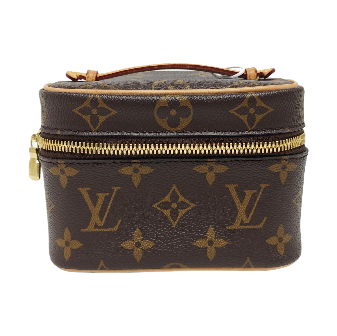 NICE Super Mini Monogram Coated Canvas Brown