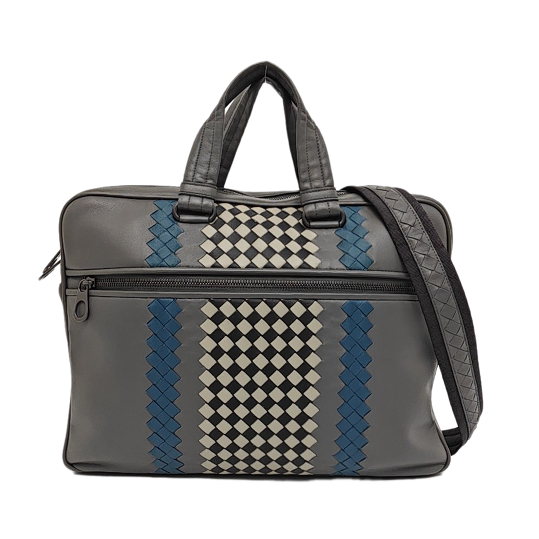 Calfskin Crossbody Bag Gray